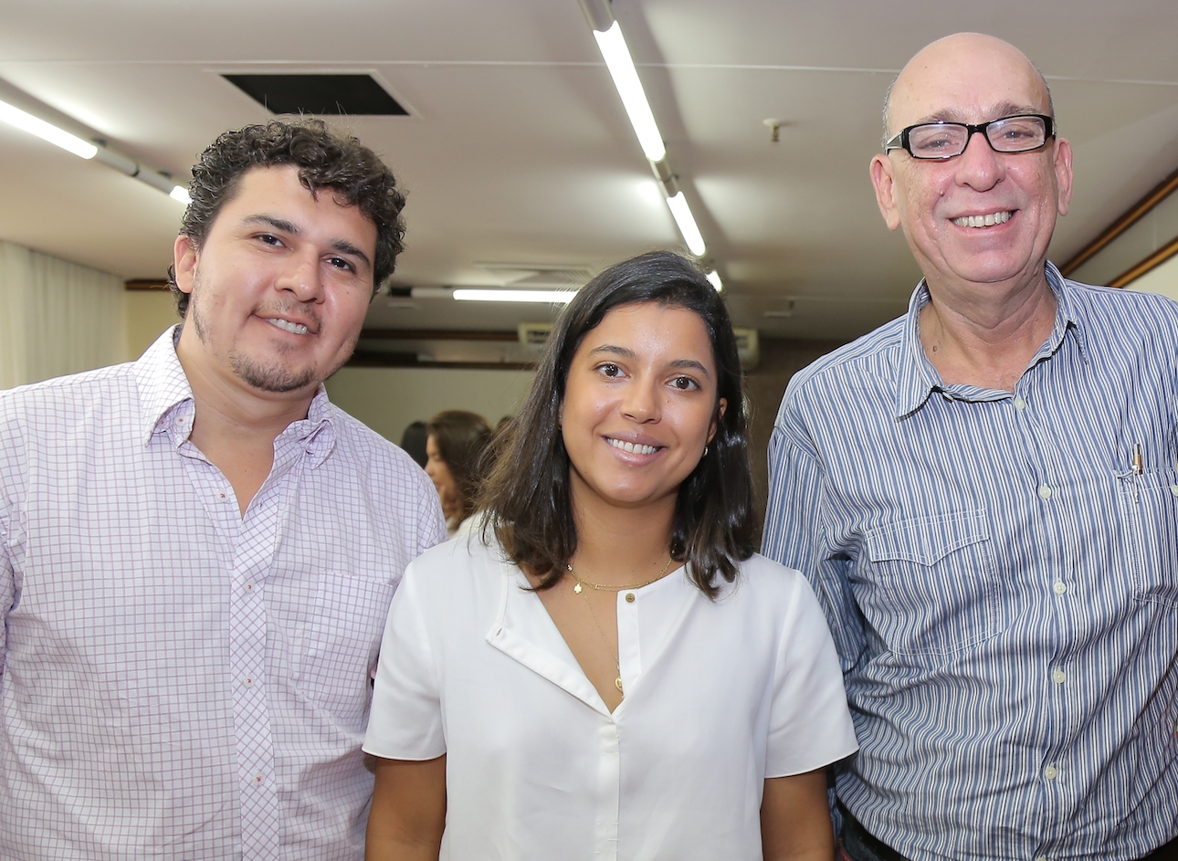 Thiago De Faria, Isabel Araújo (proprietária do Winiká) e Pedro Paulo Luna