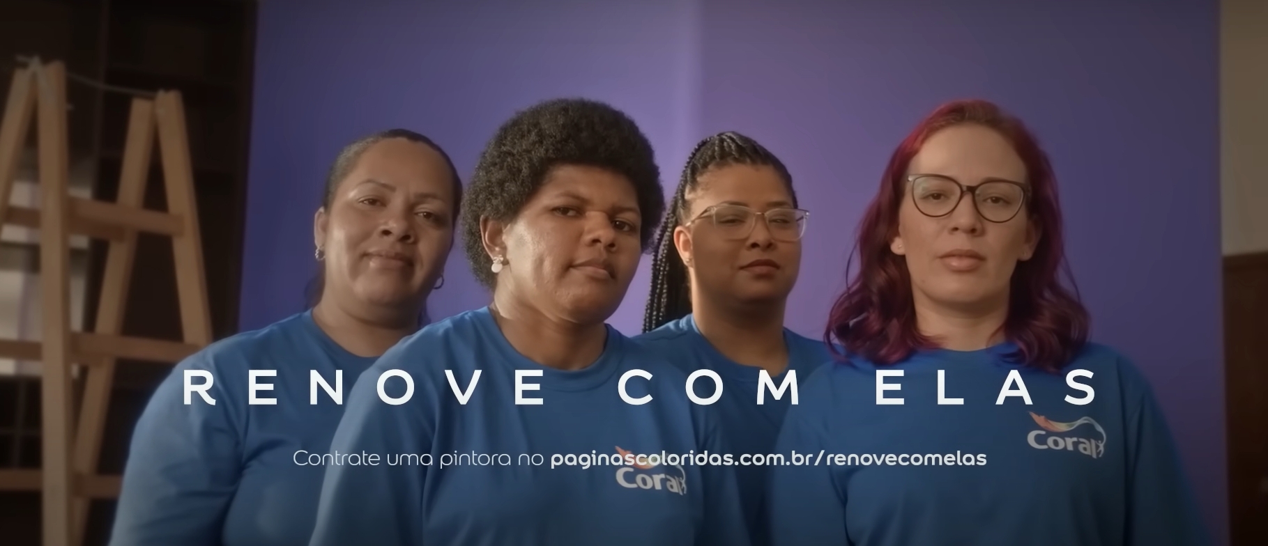 Nova campanha da Coral mostra que obra é, sim, lugar de mulher